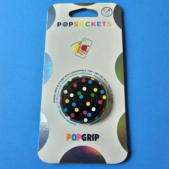 Popsocket - Translucent Black Disco Dots - Picture 3 of 4